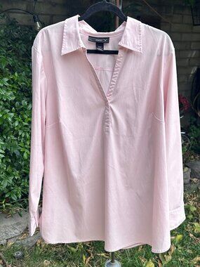 Lane Bryant Venezia light pink blouse- 18/20